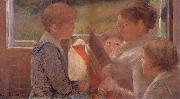 Mary Cassatt Mary readinf for her grandchildren France oil painting artist